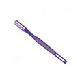 Toothbrush, 39 Tuft, White Nylon Bristl, Purple-CS